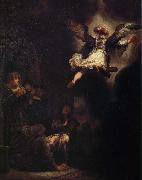 arkeangeln rafael lamnar tobias familj Rembrandt